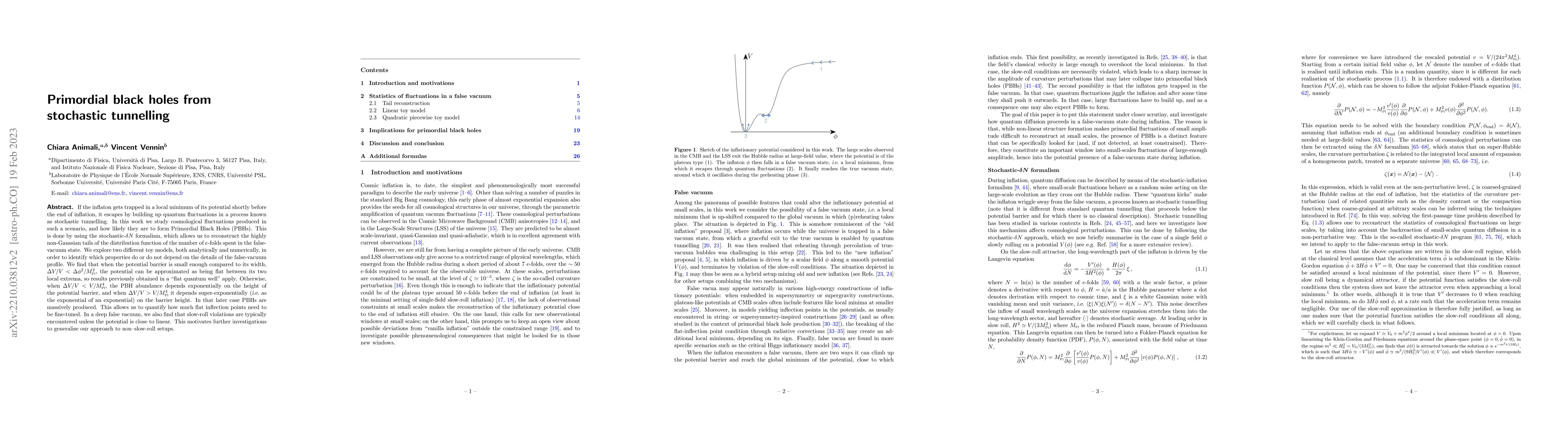 Thumbnail for Primordial black holes from stochastic tunnelling