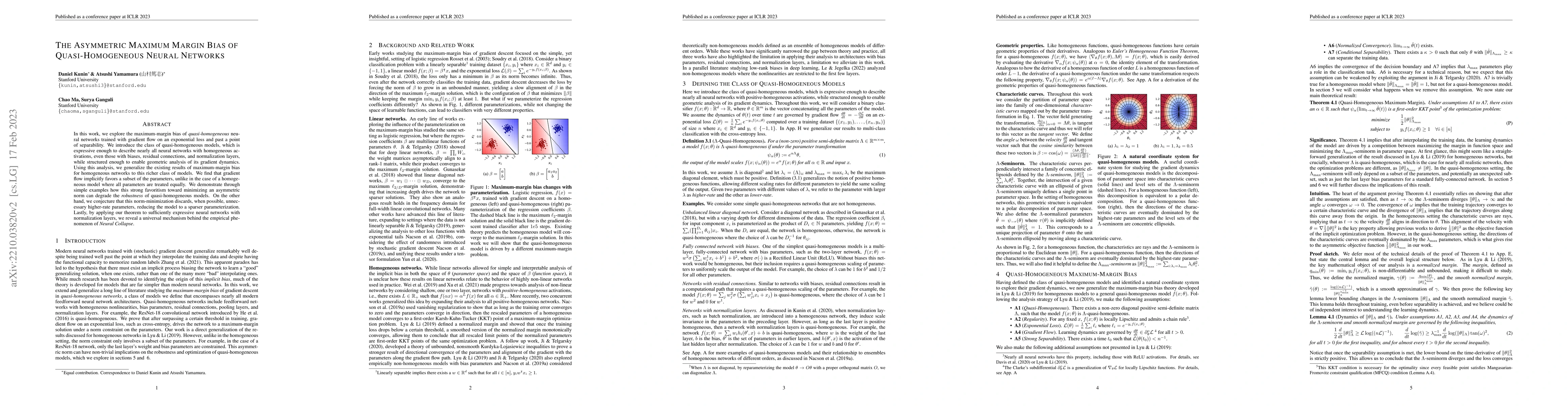 Thumbnail for The Asymmetric Maximum Margin Bias of Quasi-Homogeneous Neural Networks