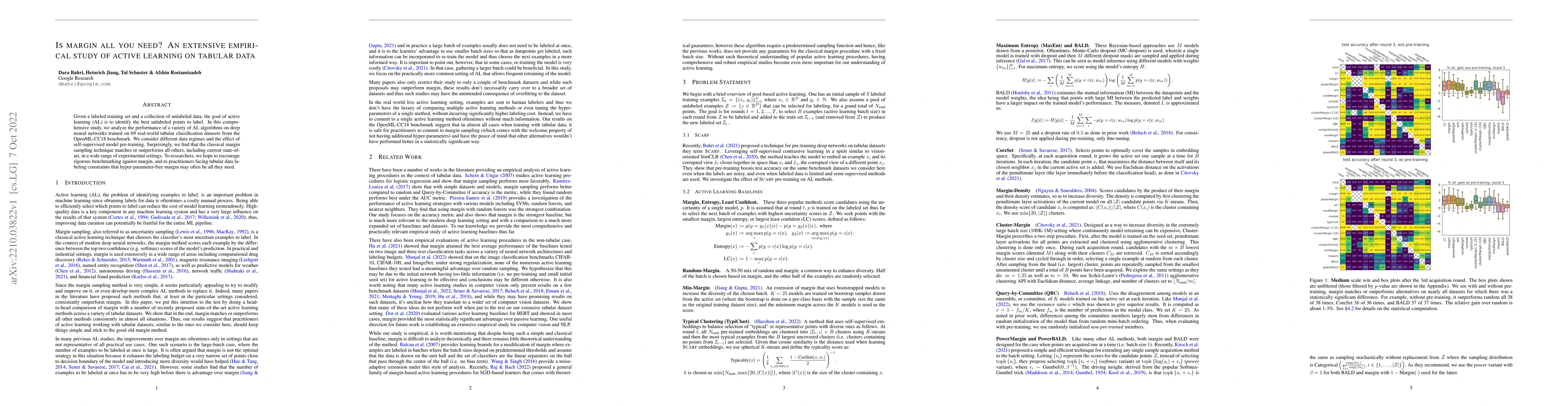 Thumbnail for Is margin all you need? An extensive empirical study of active learning
  on tabular data