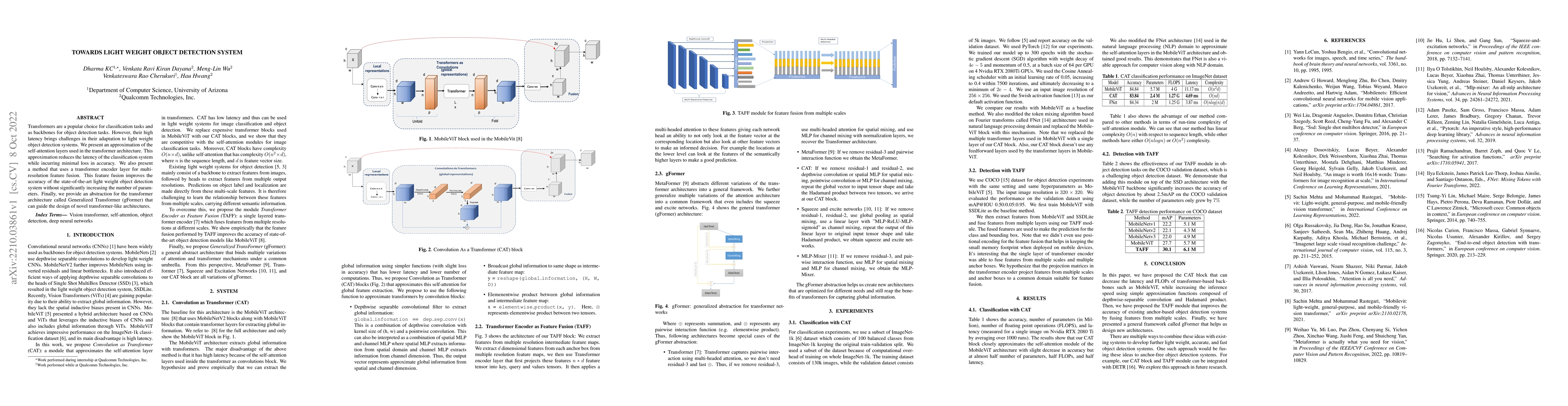 Thumbnail for Towards Light Weight Object Detection System