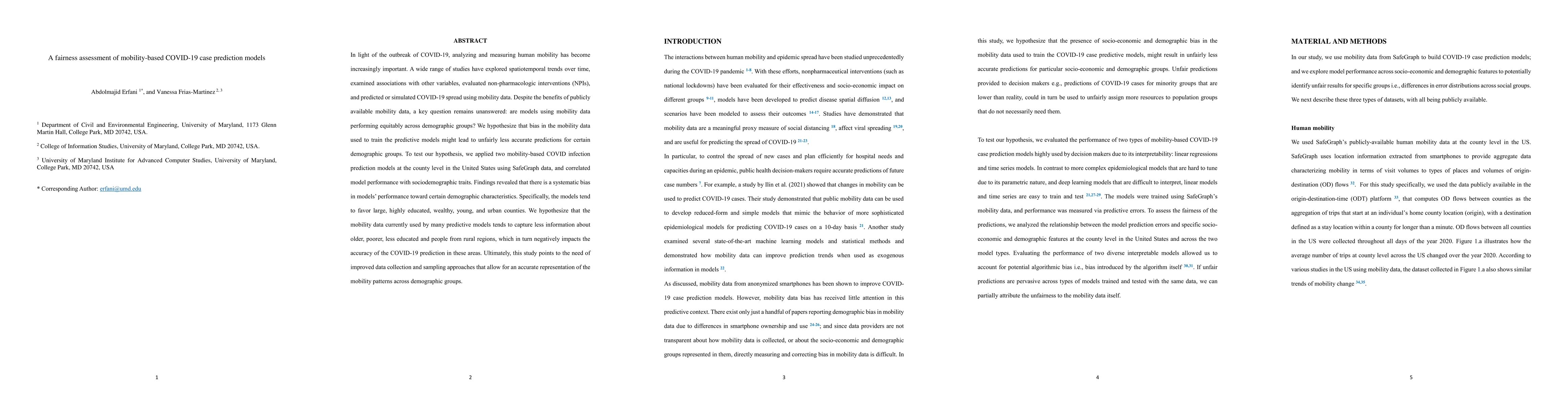 Thumbnail for A fairness assessment of mobility-based COVID-19 case prediction models
