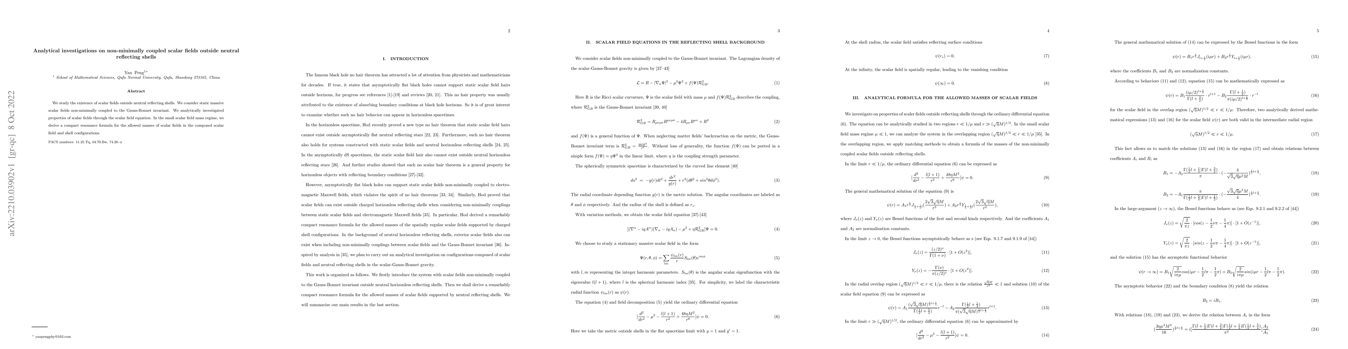 Thumbnail for Analytical investigations on non-minimally coupled scalar fields outside
  neutral reflecting shells
