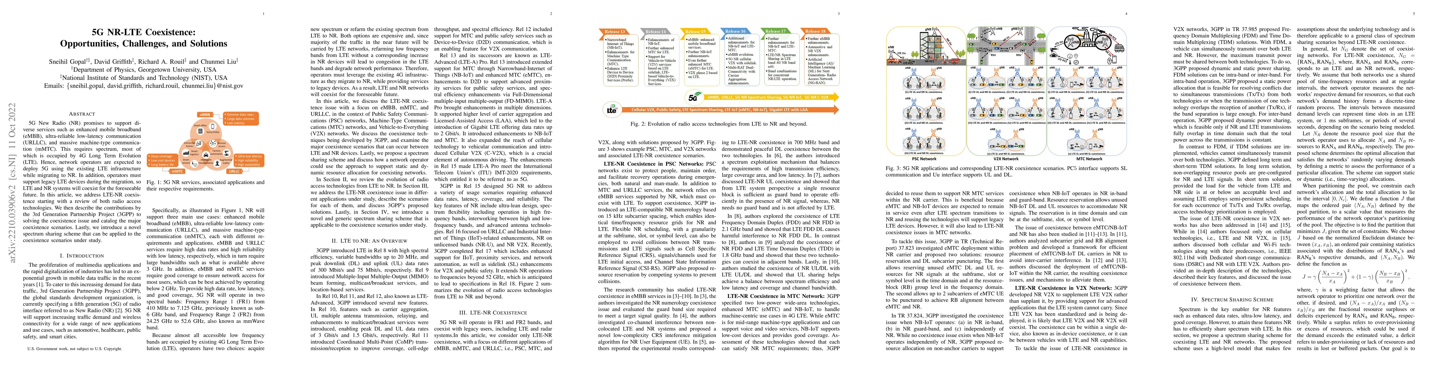 Thumbnail for 5G NR-LTE Coexistence: Opportunities, Challenges, and Solutions