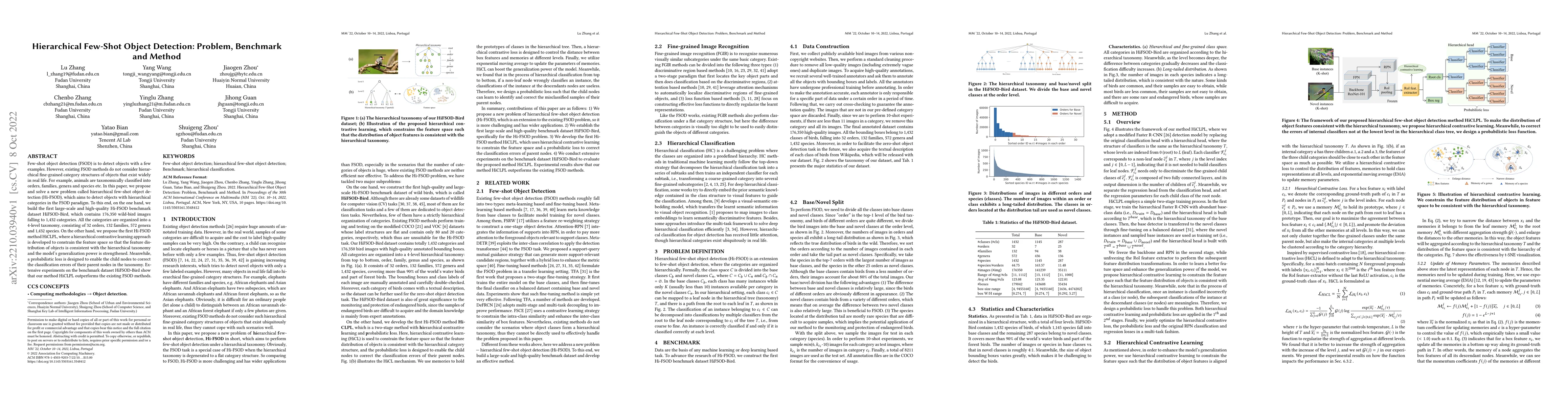 Thumbnail for Hierarchical Few-Shot Object Detection: Problem, Benchmark and Method