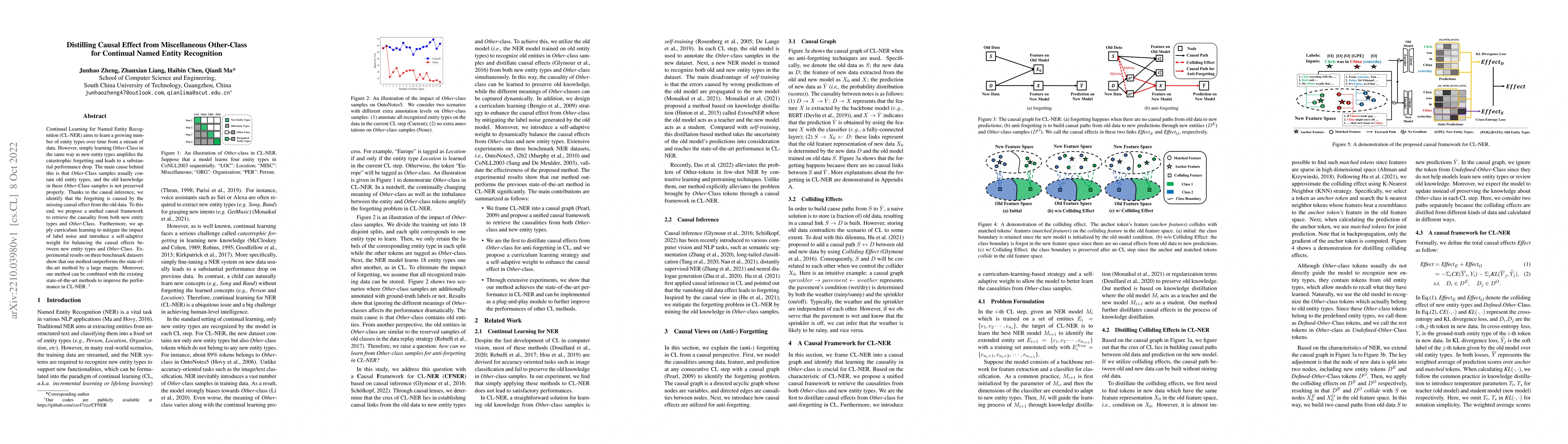 Thumbnail for Distilling Causal Effect from Miscellaneous Other-Class for Continual
  Named Entity Recognition