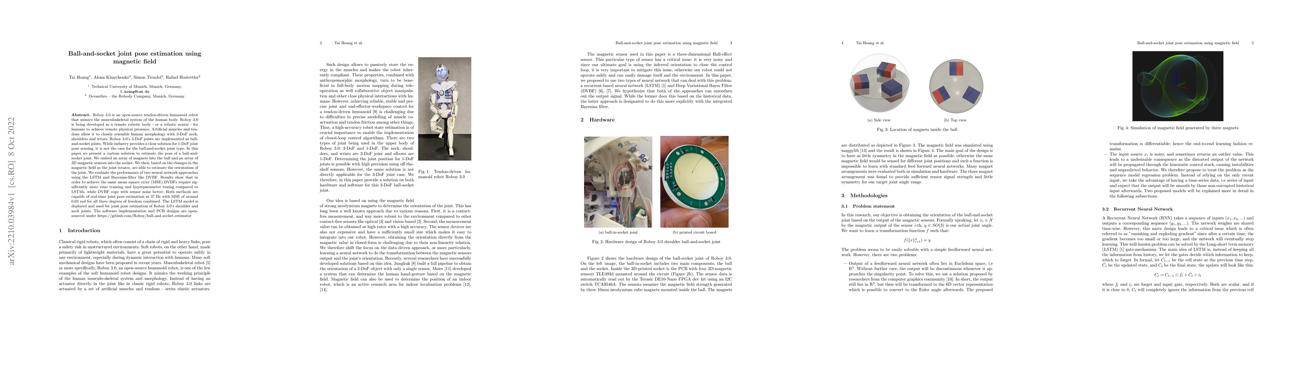 Thumbnail for Ball-and-socket joint pose estimation using magnetic field