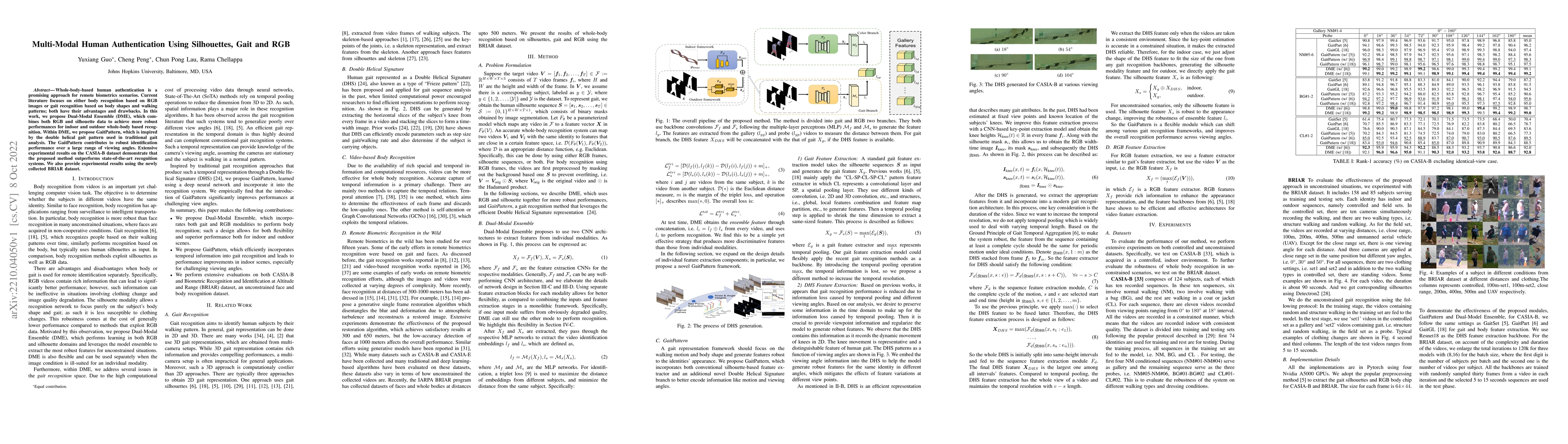 Thumbnail for Multi-Modal Human Authentication Using Silhouettes, Gait and RGB