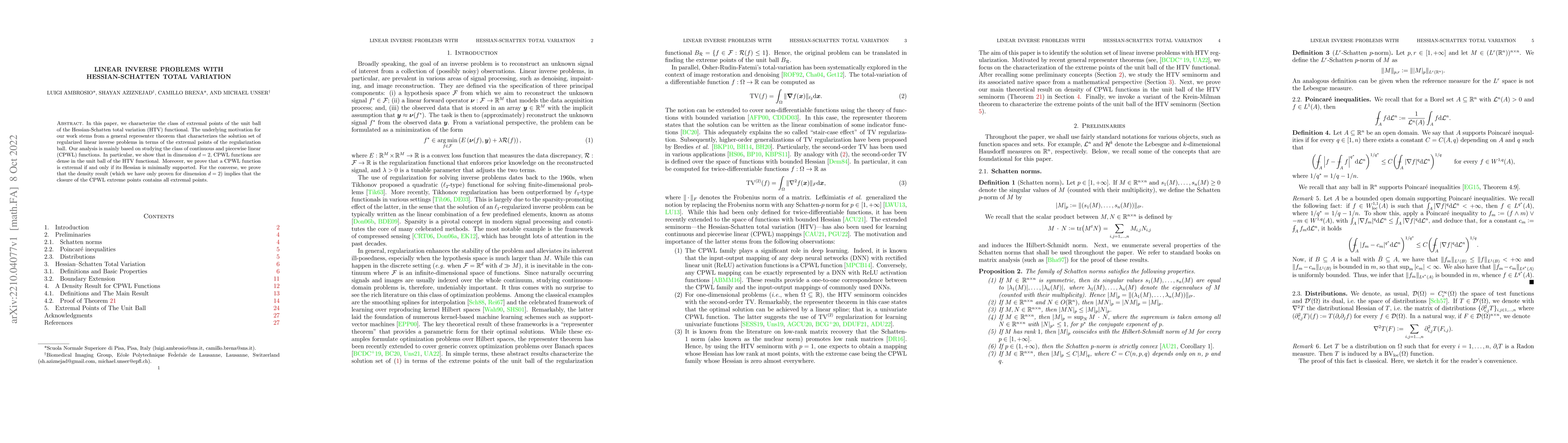 Thumbnail for Linear Inverse Problems with Hessian-Schatten Total Variation
