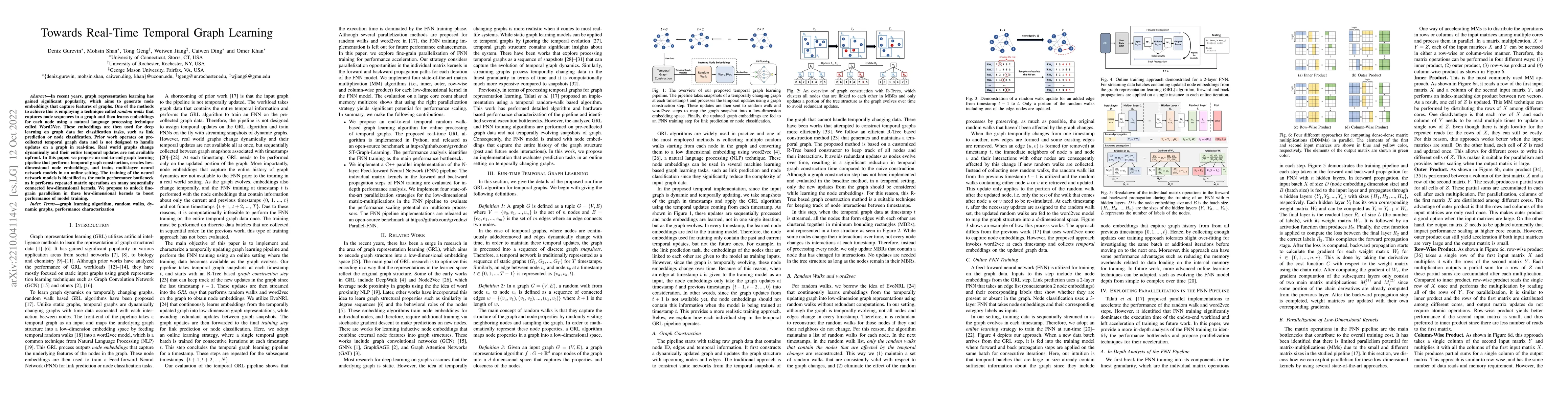 Thumbnail for Towards Real-Time Temporal Graph Learning