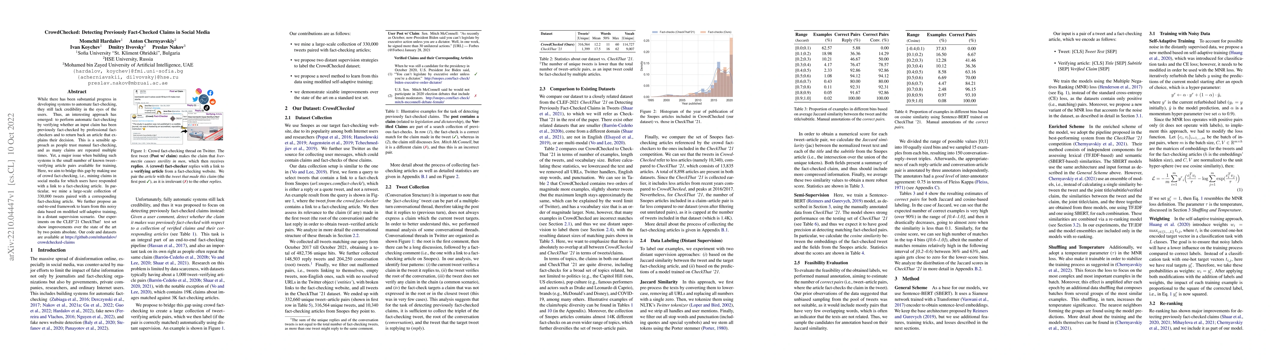 Thumbnail for CrowdChecked: Detecting Previously Fact-Checked Claims in Social Media