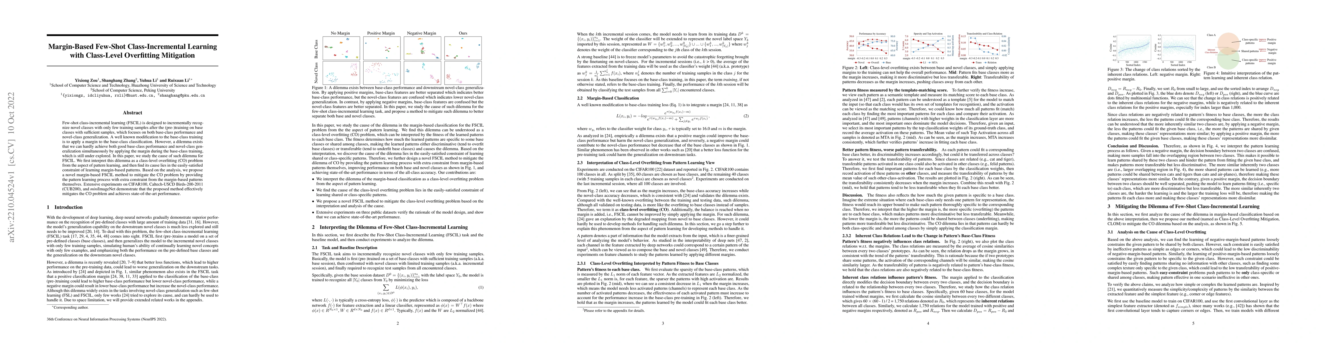 Thumbnail for Margin-Based Few-Shot Class-Incremental Learning with Class-Level
  Overfitting Mitigation