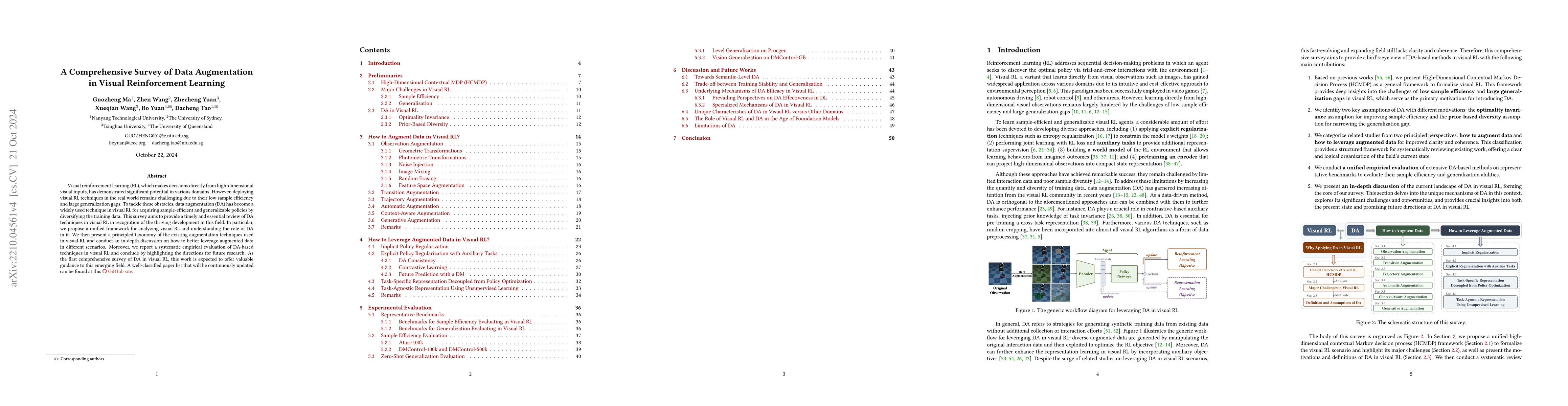 Thumbnail for A Comprehensive Survey of Data Augmentation in Visual Reinforcement
  Learning