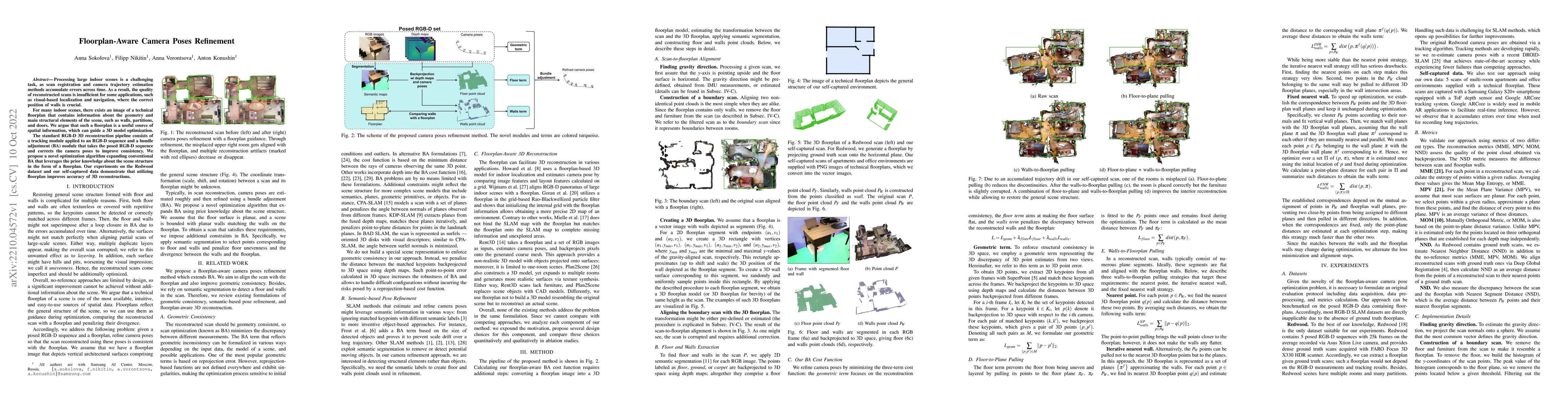 Thumbnail for Floorplan-Aware Camera Poses Refinement