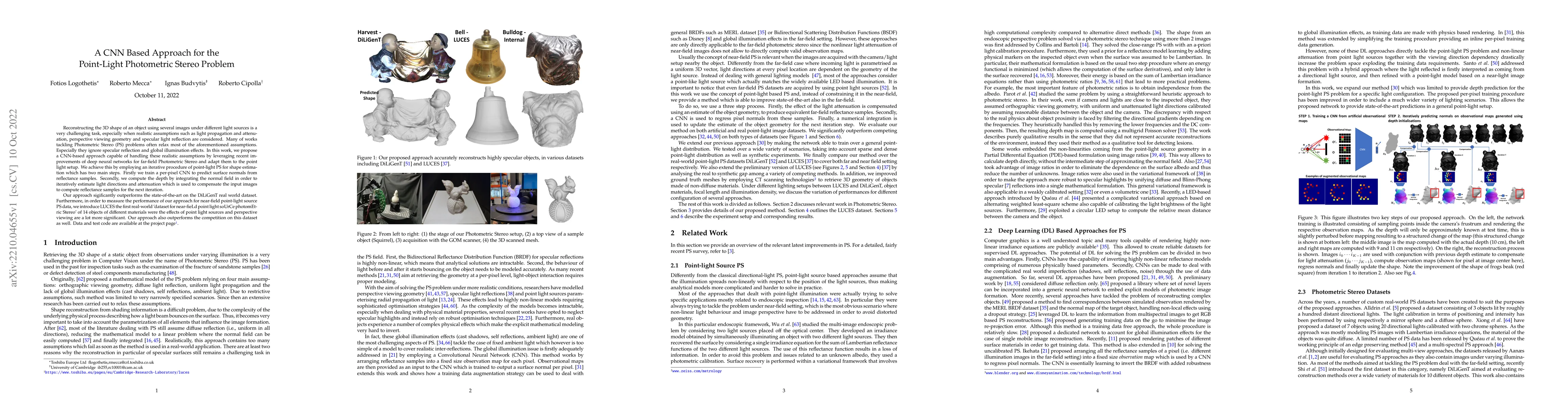 Thumbnail for A CNN Based Approach for the Point-Light Photometric Stereo Problem