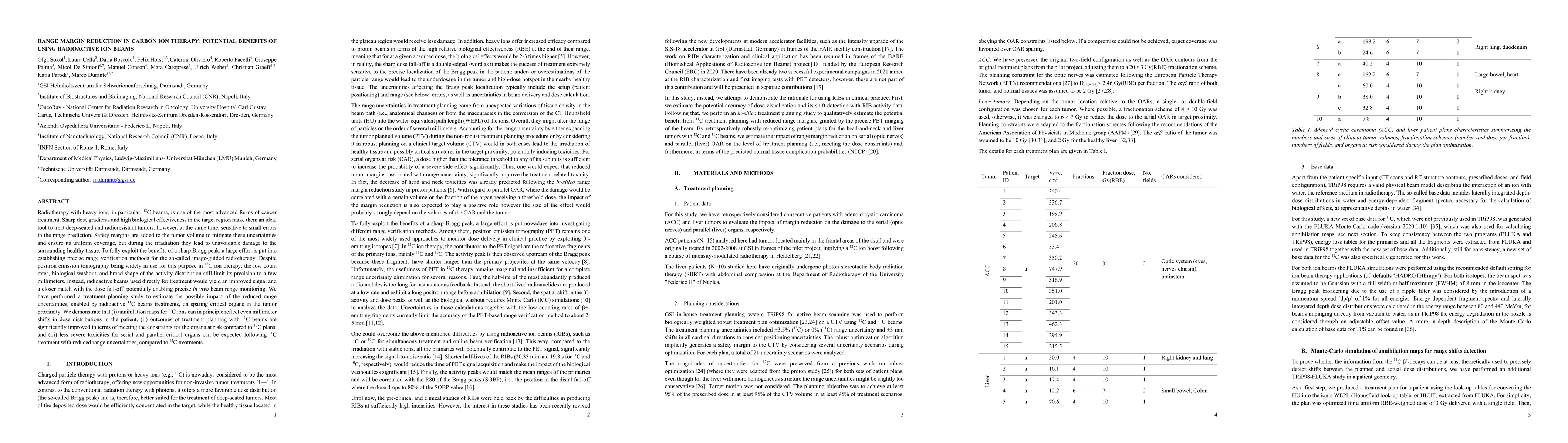 Thumbnail for Range margin reduction in carbon ion therapy: potential benefits of
  using radioactive ion beams