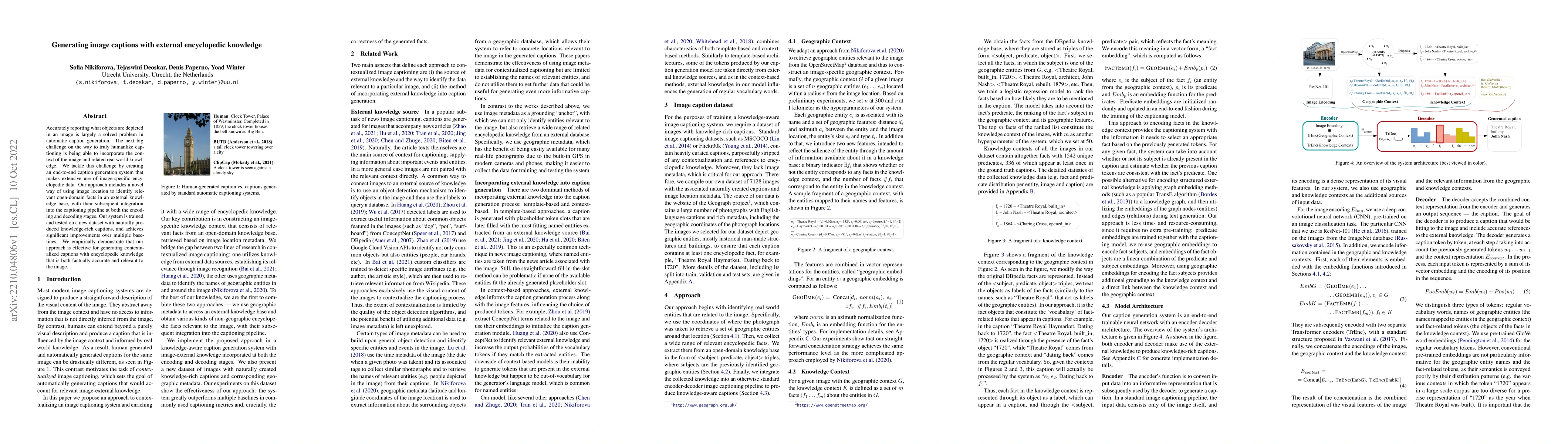 Thumbnail for Generating image captions with external encyclopedic knowledge