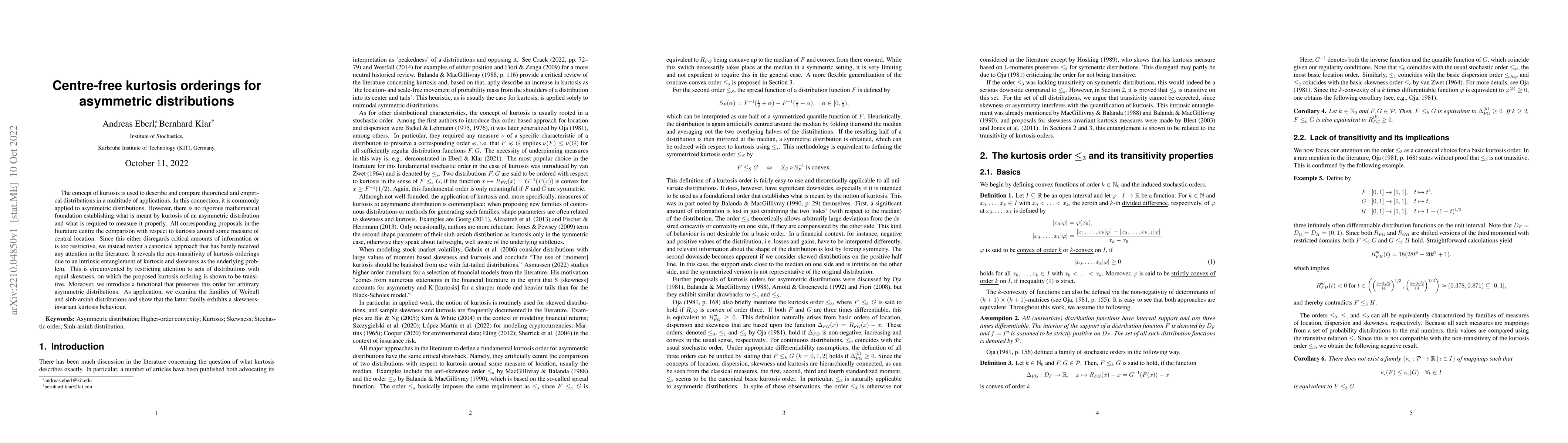Thumbnail for Centre-free kurtosis orderings for asymmetric distributions
