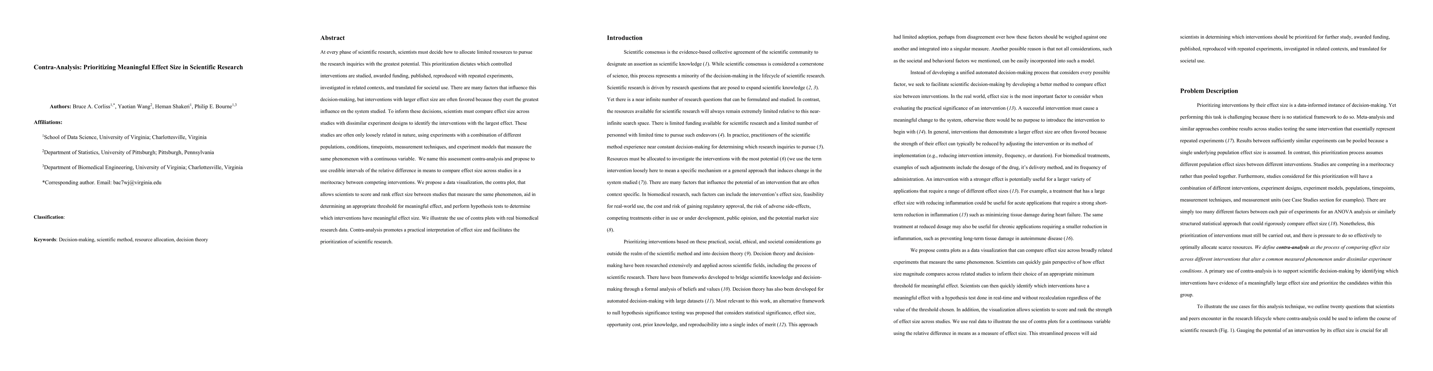 Thumbnail for Contra-Analysis: Prioritizing Meaningful Effect Size in Scientific
  Research