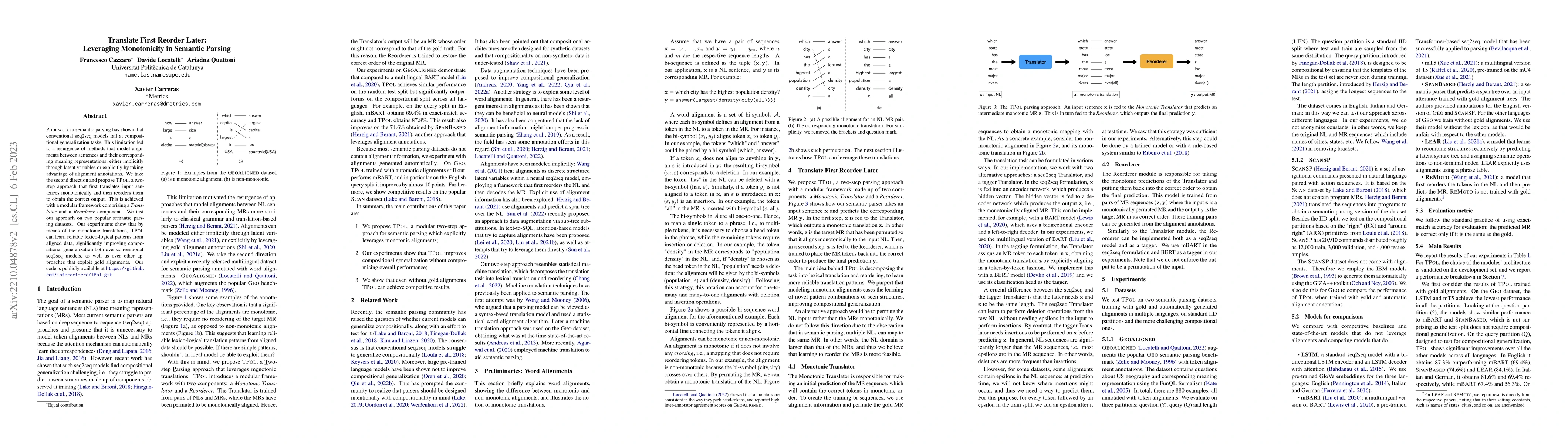 Thumbnail for Translate First Reorder Later: Leveraging Monotonicity in Semantic
  Parsing