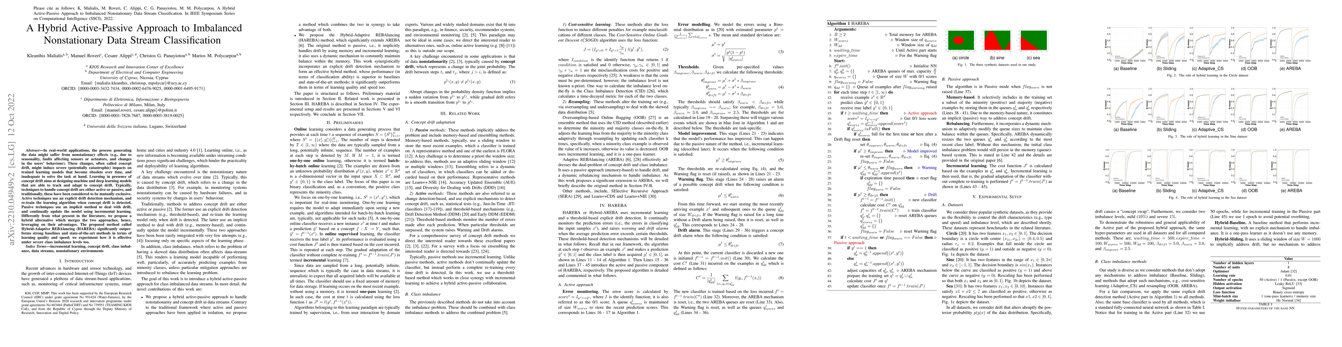 Thumbnail for A Hybrid Active-Passive Approach to Imbalanced Nonstationary Data Stream
  Classification