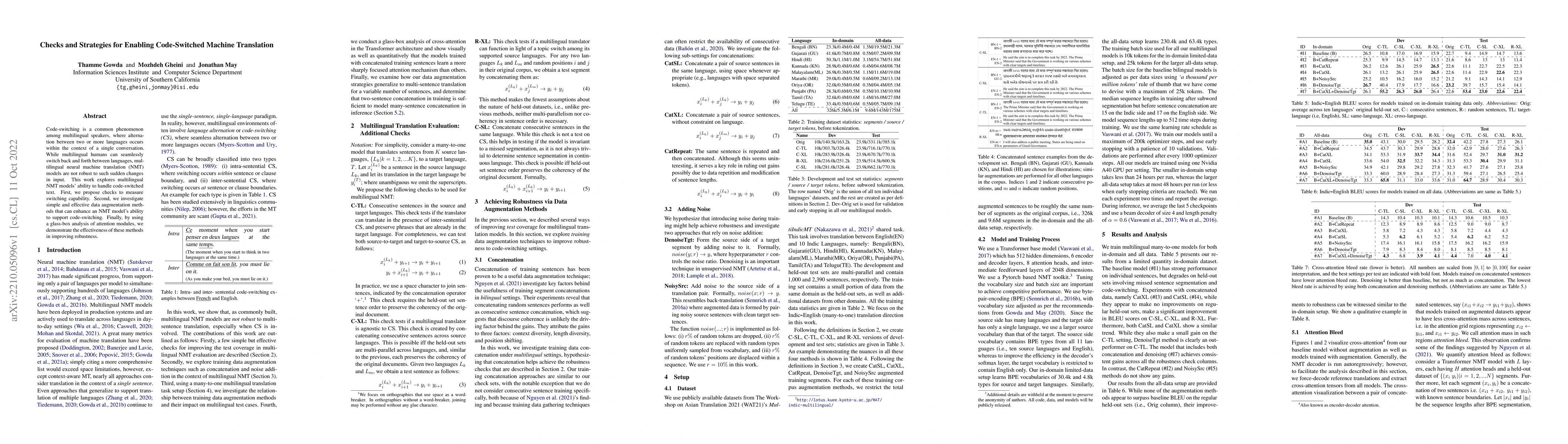 Thumbnail for Checks and Strategies for Enabling Code-Switched Machine Translation