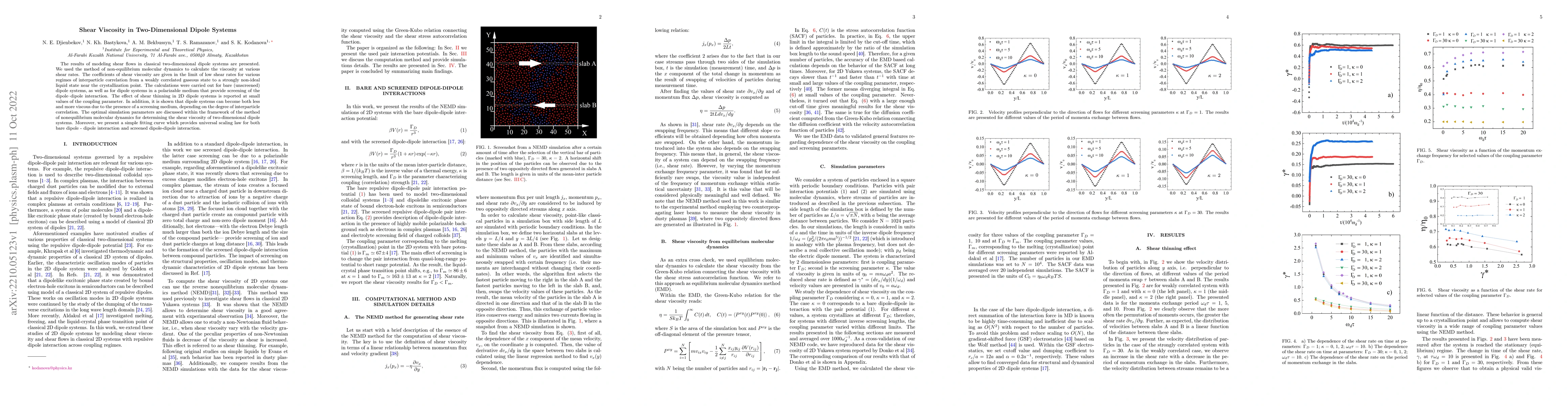 Thumbnail for Shear Viscosity in Two-Dimensional Dipole Systems