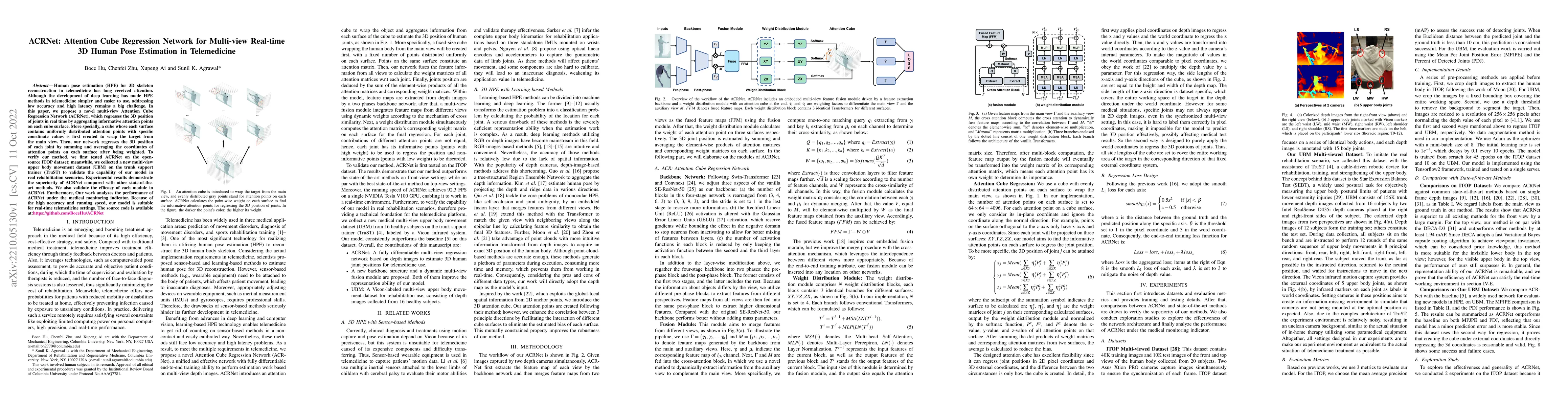 Thumbnail for ACRNet: Attention Cube Regression Network for Multi-view Real-time 3D
  Human Pose Estimation in Telemedicine