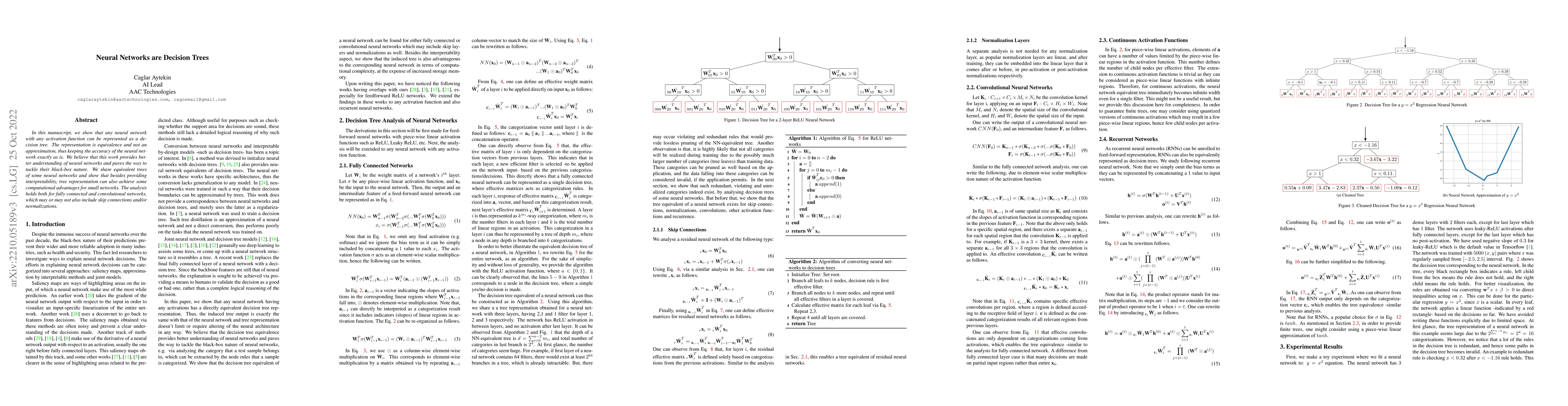 Thumbnail for Neural Networks are Decision Trees