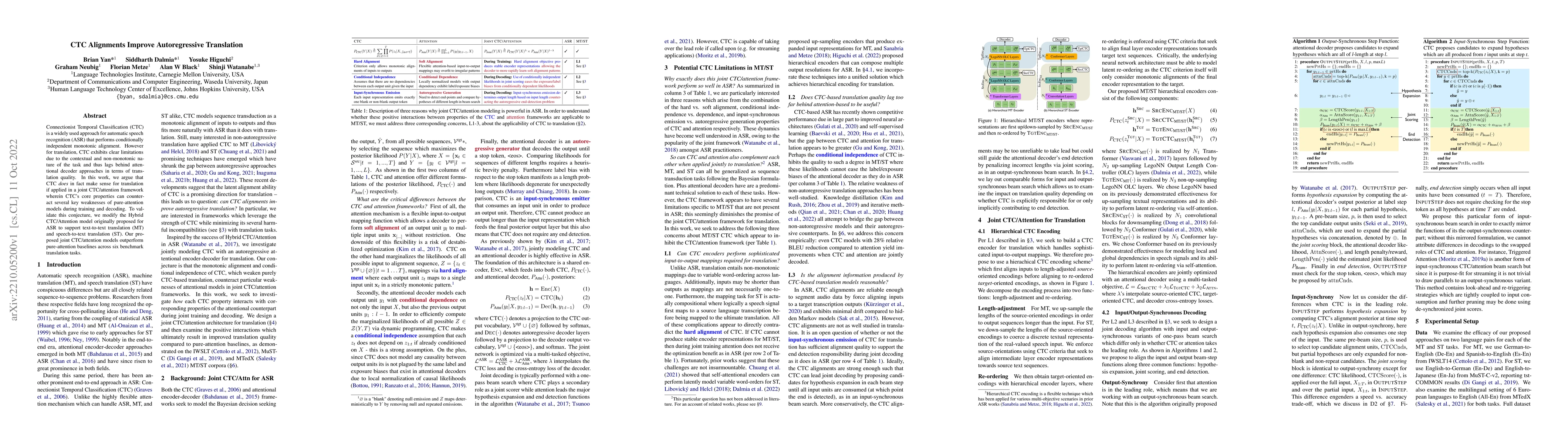 Thumbnail for CTC Alignments Improve Autoregressive Translation