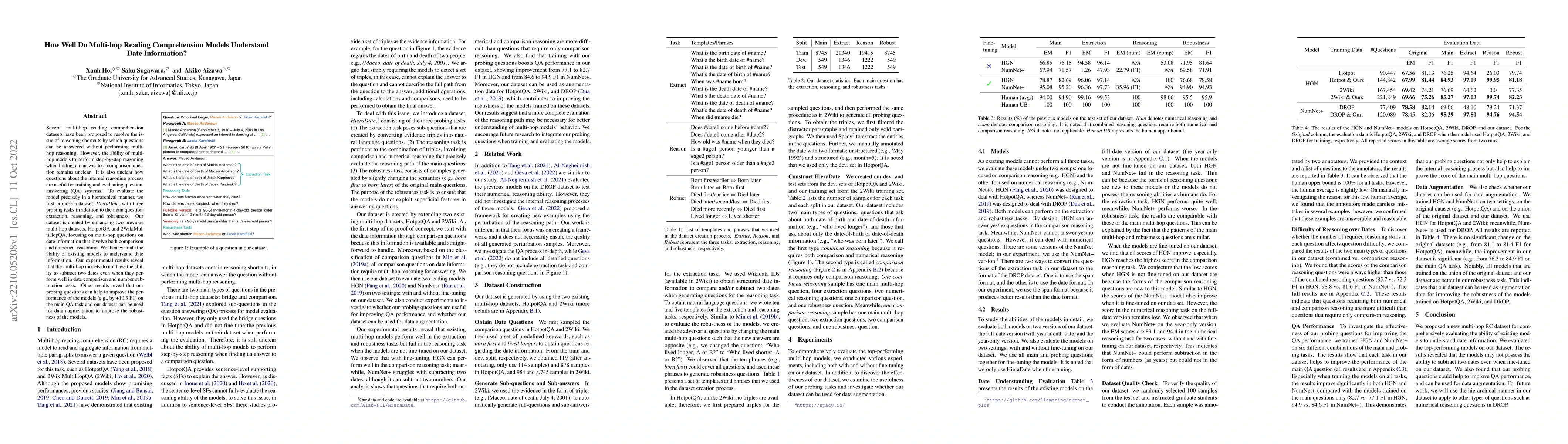 Thumbnail for How Well Do Multi-hop Reading Comprehension Models Understand Date
  Information?