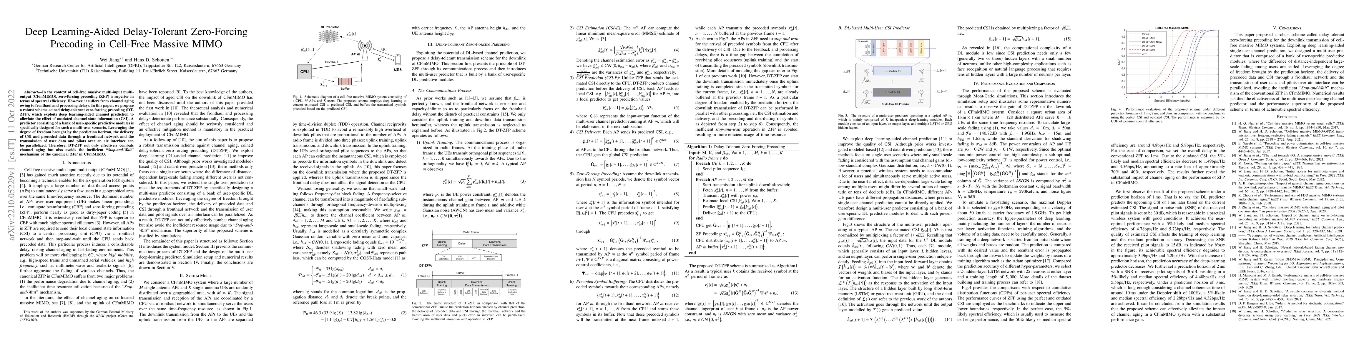 Thumbnail for Deep Learning-Aided Delay-Tolerant Zero-Forcing Precoding in Cell-Free
  Massive MIMO