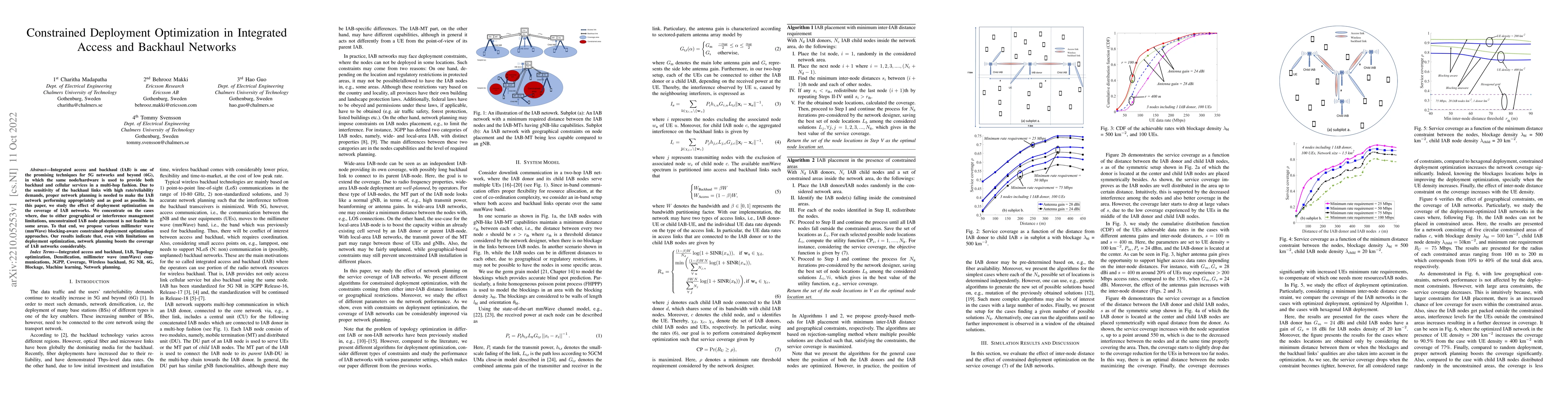 Thumbnail for Constrained Deployment Optimization in Integrated Access and Backhaul
  Networks