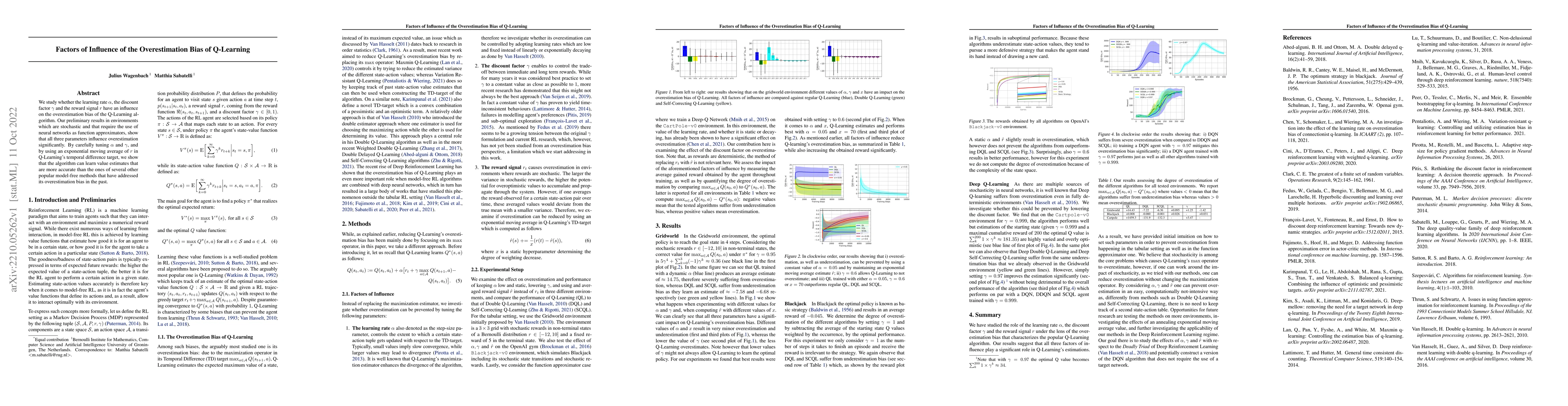 Thumbnail for Factors of Influence of the Overestimation Bias of Q-Learning
