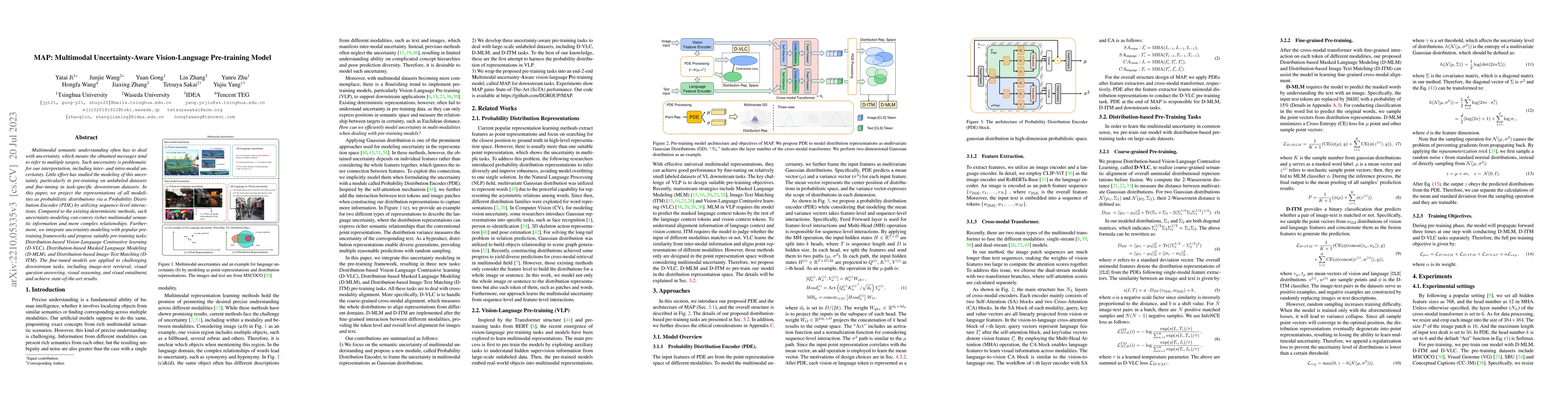 Thumbnail for MAP: Multimodal Uncertainty-Aware Vision-Language Pre-training Model