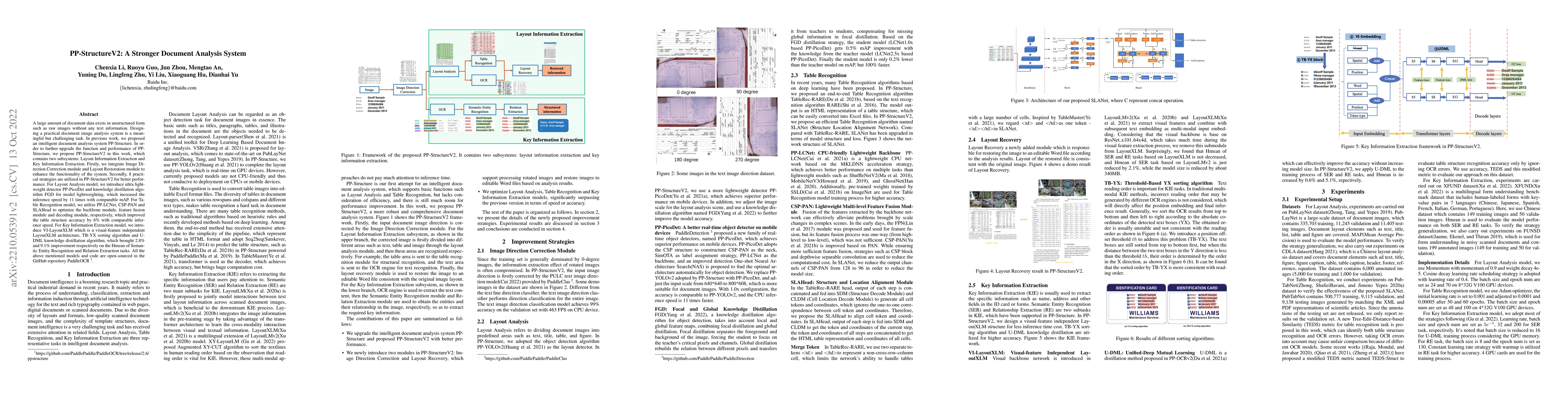 Thumbnail for PP-StructureV2: A Stronger Document Analysis System