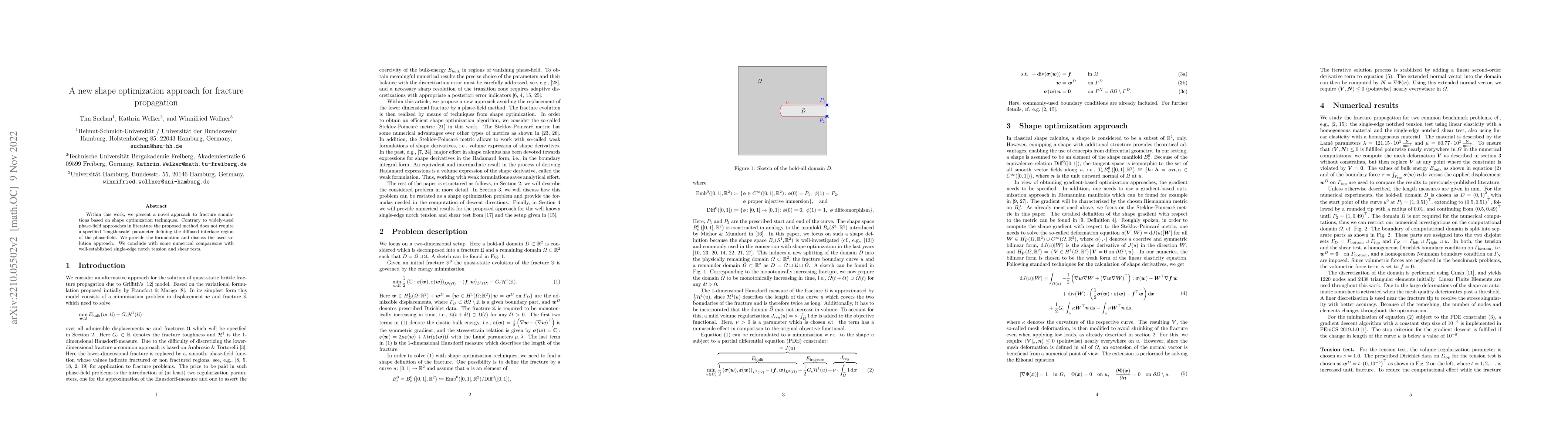 Thumbnail for A new shape optimization approach for fracture propagation