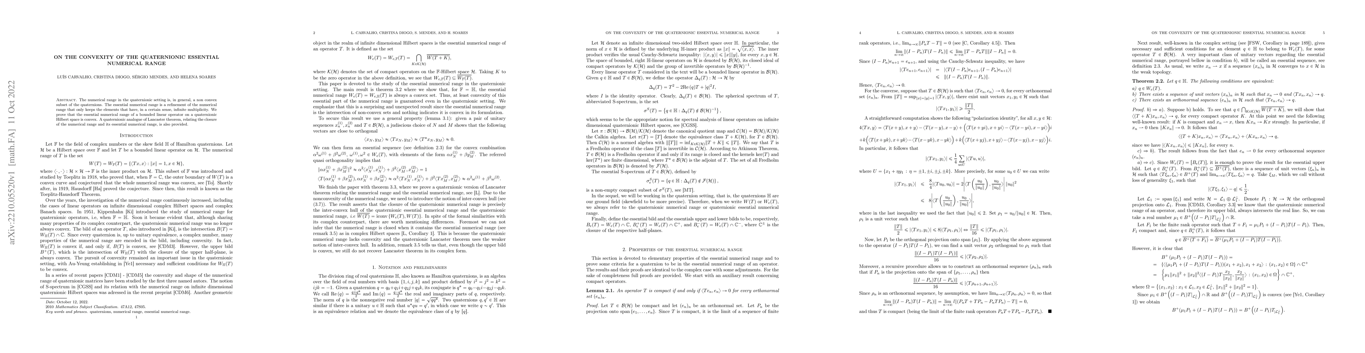 Thumbnail for On the convexity of the quaternionic essential numerical range
