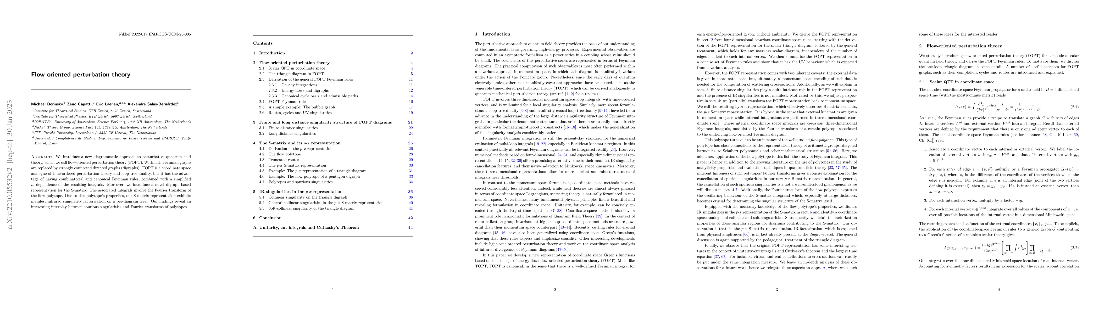 Thumbnail for Flow-oriented perturbation theory
