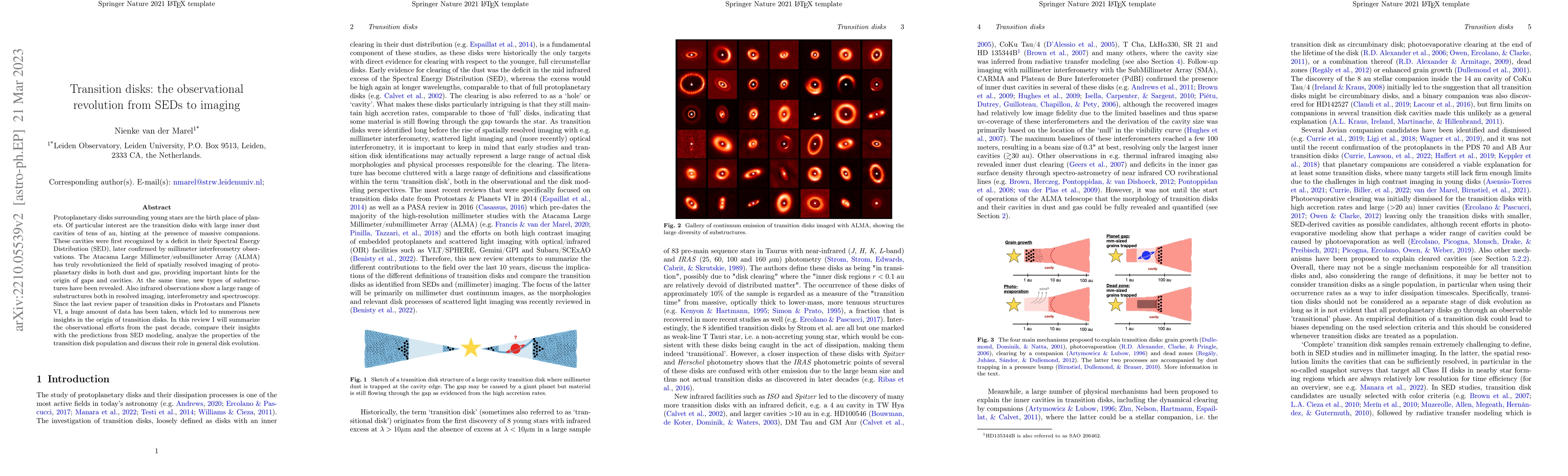 Thumbnail for Transition disks: the observational revolution from SEDs to imaging