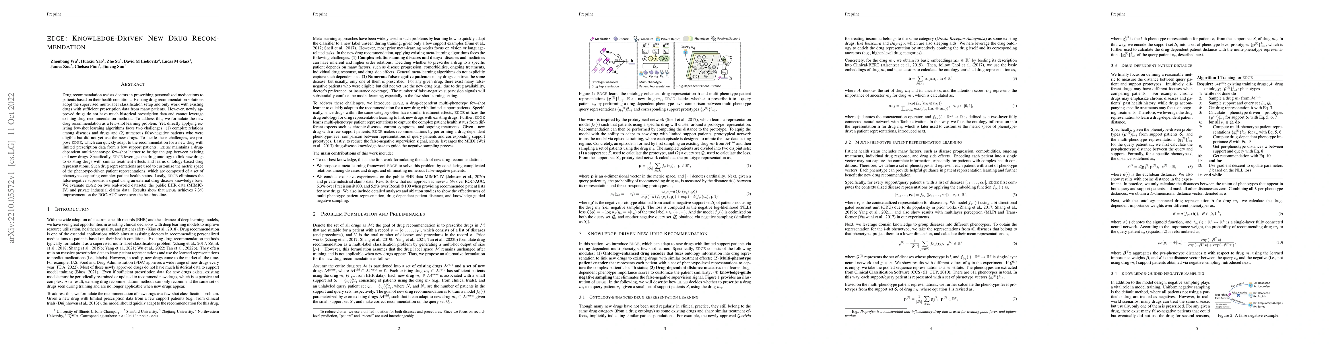 Thumbnail for Knowledge-Driven New Drug Recommendation