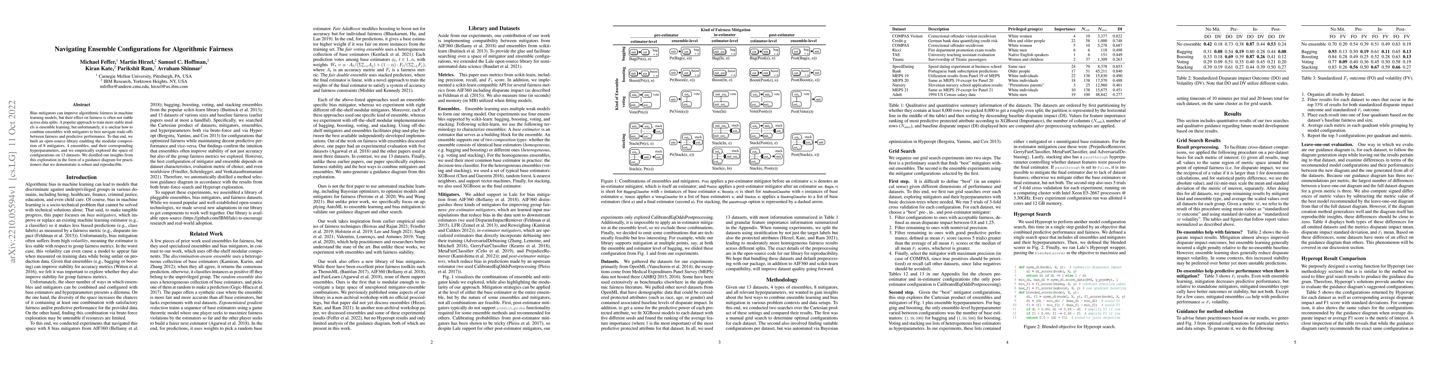 Thumbnail for Navigating Ensemble Configurations for Algorithmic Fairness