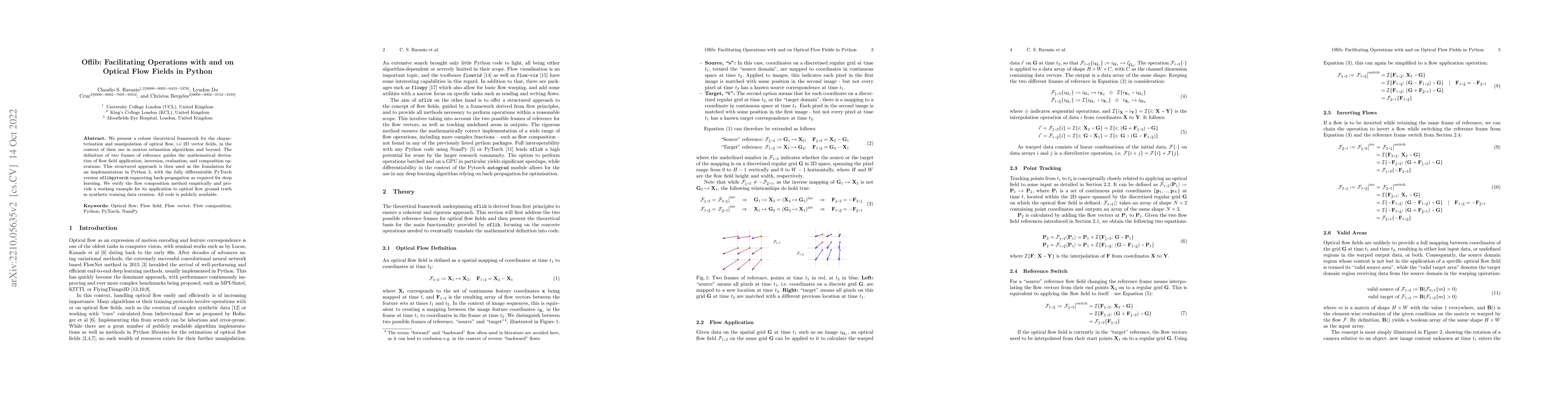 Thumbnail for Oflib: Facilitating Operations with and on Optical Flow Fields in Python