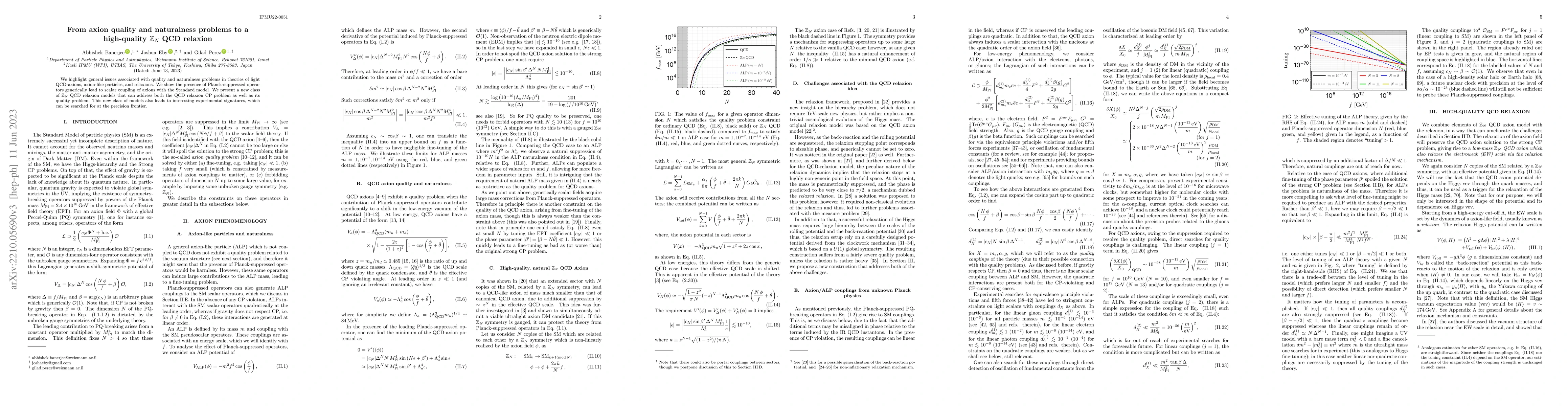 Thumbnail for From axion quality and naturalness problems to a high-quality
  $\mathbb{Z}_{N}$ QCD relaxion
