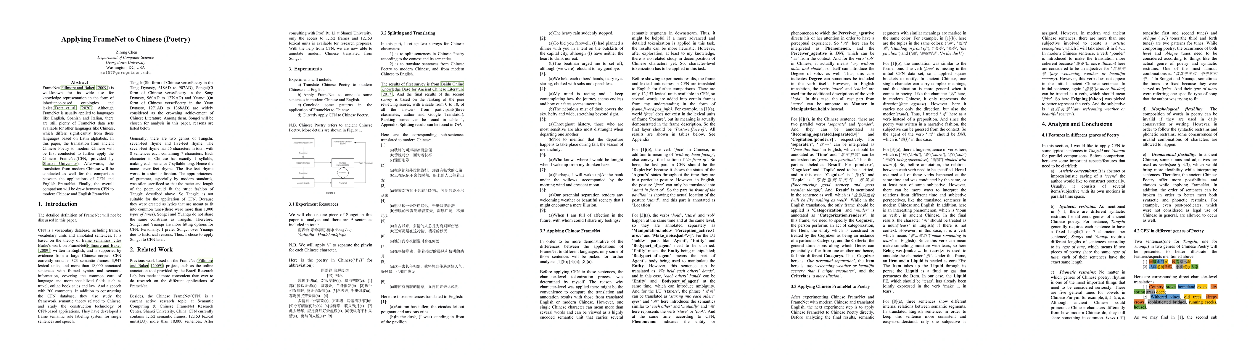 Thumbnail for Applying FrameNet to Chinese(Poetry)