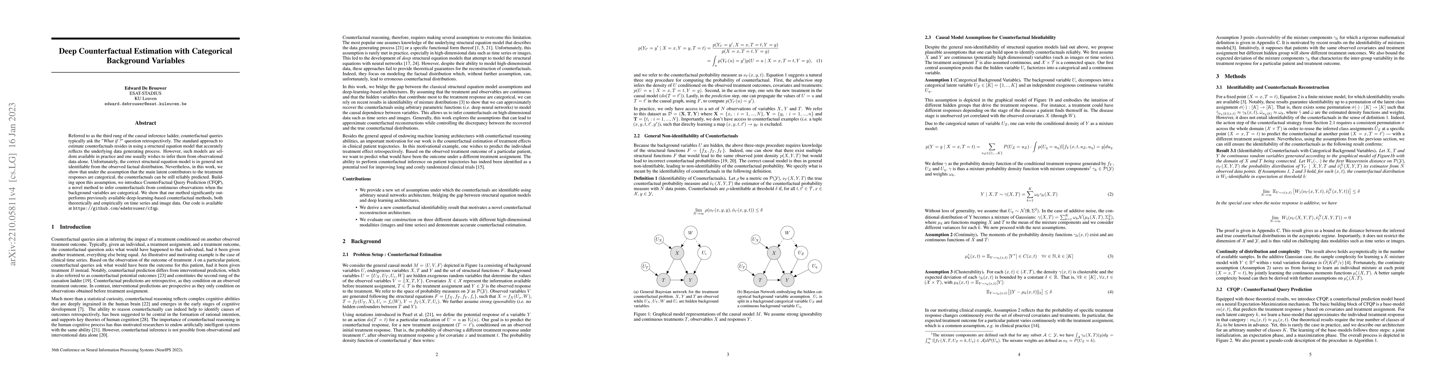 Thumbnail for Deep Counterfactual Estimation with Categorical Background Variables