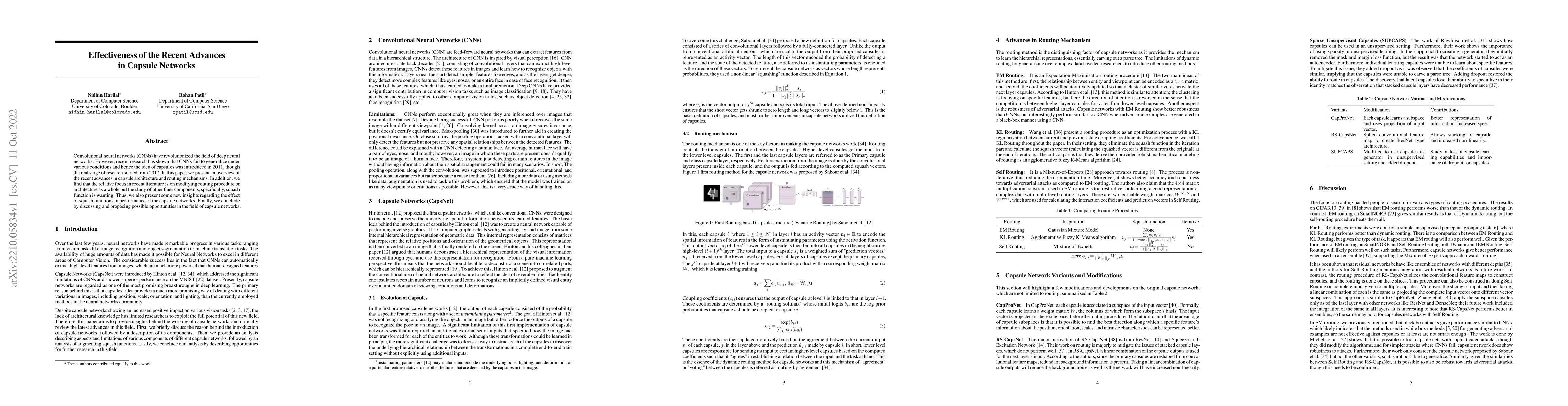 Thumbnail for Effectiveness of the Recent Advances in Capsule Networks