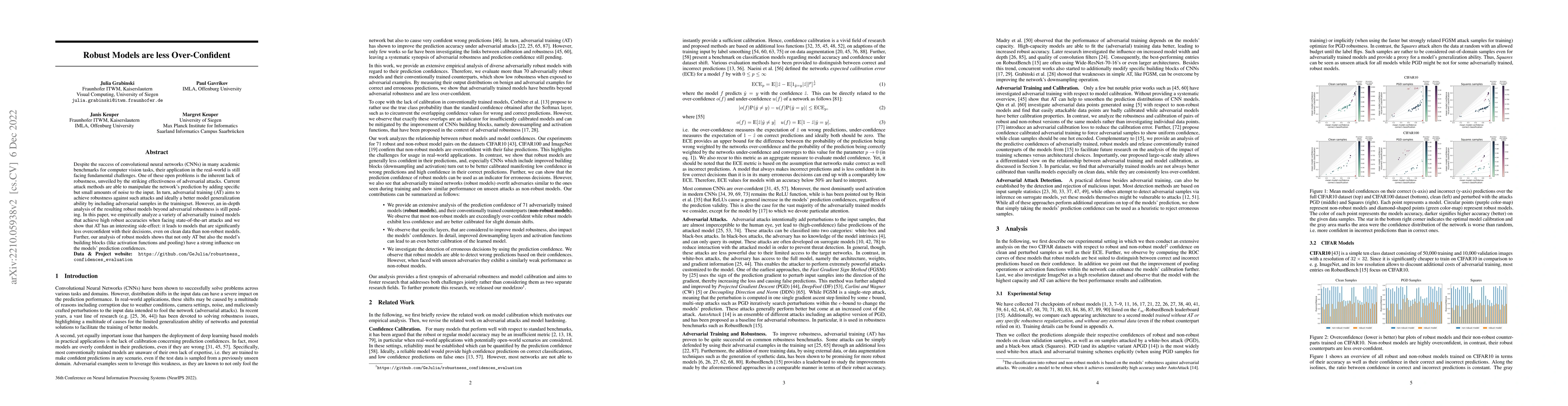 Thumbnail for Robust Models are less Over-Confident