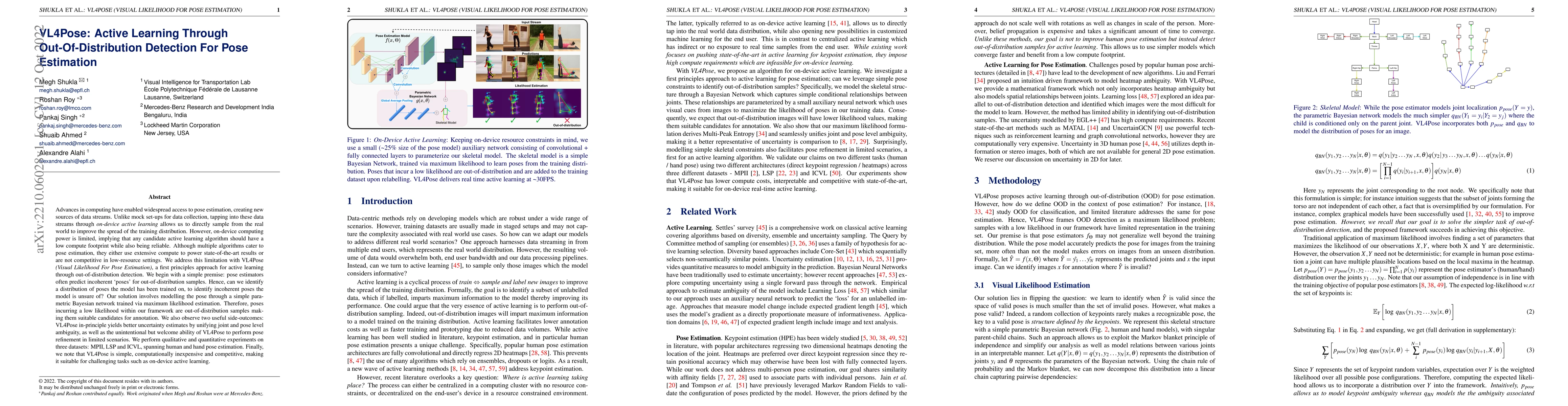 Thumbnail for VL4Pose: Active Learning Through Out-Of-Distribution Detection For Pose
  Estimation