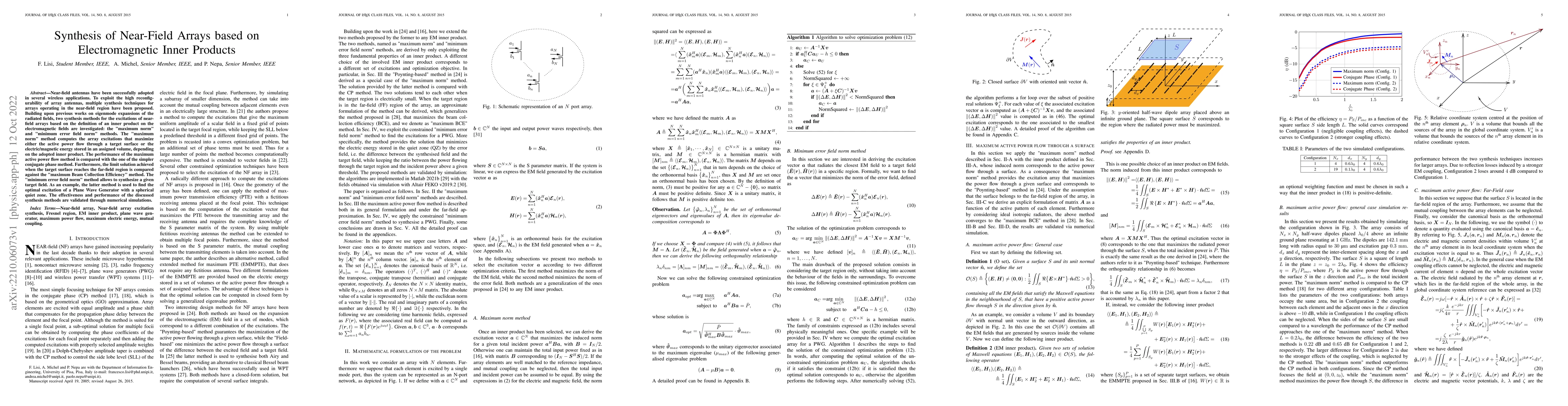 Thumbnail for Synthesis of Near-Field Arrays based on Electromagnetic Inner Products