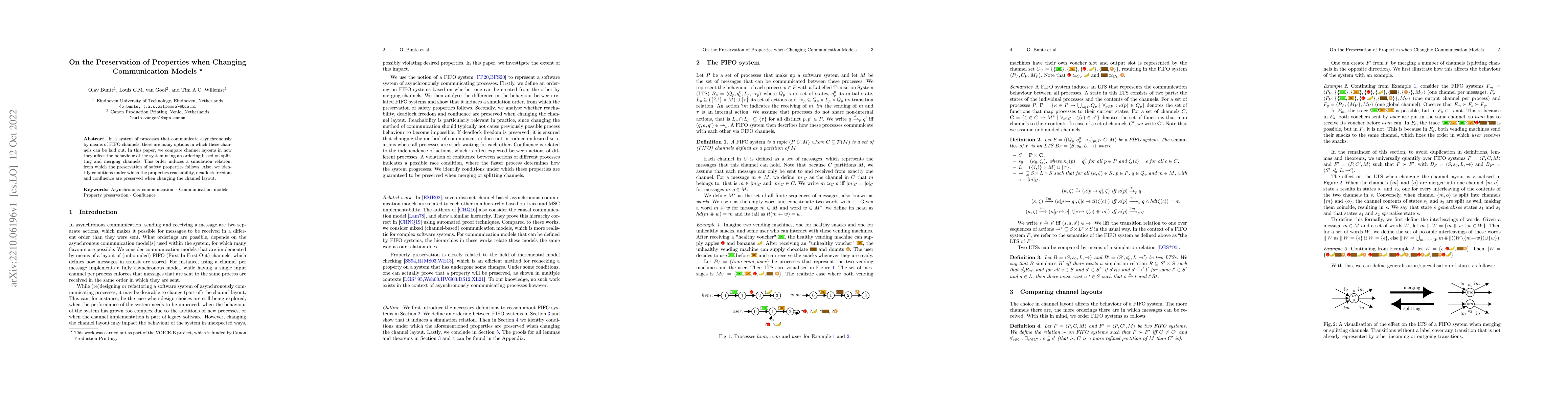 Thumbnail for On the Preservation of Properties when Changing Communication Models